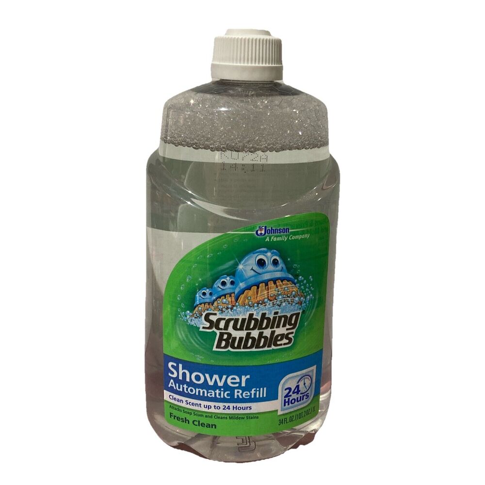Scrubbing Bubbles Automatic Shower Cleaner Refill‎ 34 oz Fresh Clean Scent